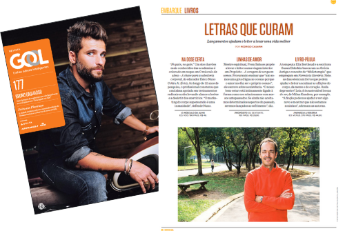 Editora Voo - “O Músculo da Alma” é destaque na Revista da GOL
