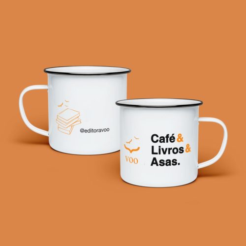 Caneca literária - Editora Voo