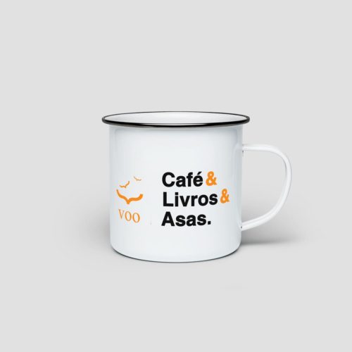 Editora Voo - Caneca literária | Café & livros & asas.